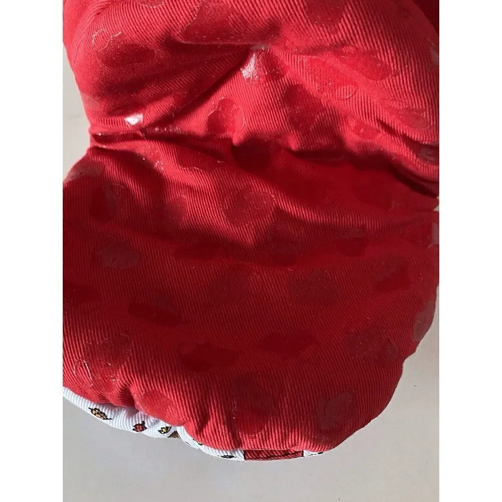 2 Pk Peanuts Snoopy Thanksgiving Fall Doghouse Turkey Mini Oven‎ Mitts Red NEW